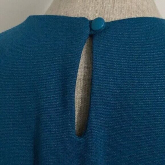 D'ALLAIRD'S Vintage Blue Long Dress Medium / Large - Picture 11 of 14